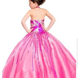 Little girls pageant dress